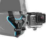 ขาติดเข็มขัดหมวกกันน็อค + เคสกันน้ำสำหรับ GoPro HERO7 Black /6 /5, ขาติดเข็มขัดหมวกกันน็อค + เคสกันน้ำ