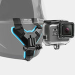 ขาติดเข็มขัดหมวกกันน็อค + เคสกันน้ำสำหรับ GoPro HERO7 Black /6 /5, ขาติดเข็มขัดหมวกกันน็อค + เคสกันน้ำ