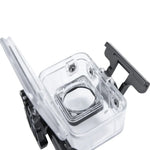 เคสกันน้ำลึก 45 เมตร สำหรับ DJI Osmo Action พร้อมตะขอและขาติดตั้งพื้นฐาน & สกรู, สำหรับ DJI Osmo Action 45m