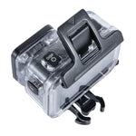 เคสกันน้ำลึก 45 เมตร สำหรับ DJI Osmo Action พร้อมตะขอและขาติดตั้งพื้นฐาน & สกรู, สำหรับ DJI Osmo Action 45m