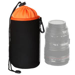 กระเป๋าใส่เลนส์กล้อง SLR แบบไมโคร เลนส์เดี่ยว กระเป๋าใส่เลนส์ด้านใน กันน้ำ พร้อมซับในกำมะหยี่หนา เส้นผ่านศูนย์กลาง: 10 ซม., สูง: 18 ซม., เส้นผ่านศูนย์กลาง: 10 ซม., สูง: 18 ซม.