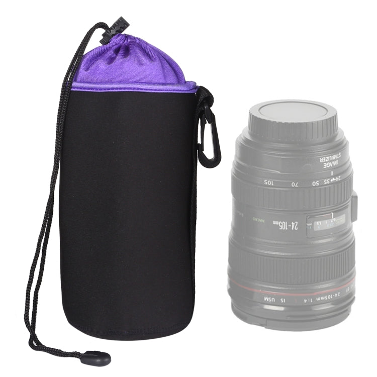 กระเป๋าใส่เลนส์กล้อง SLR แบบไมโคร เลนส์เดี่ยว กระเป๋าใส่เลนส์ด้านใน กันน้ำ พร้อมซับในกำมะหยี่หนา เส้นผ่านศูนย์กลาง: 10 ซม., สูง: 18 ซม., เส้นผ่านศูนย์กลาง: 10 ซม., สูง: 18 ซม.