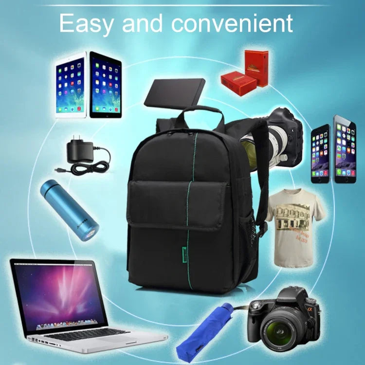 กระเป๋ากล้องเป้สะพายหลังกีฬากลางแจ้งกันน้ำ กันรอย INDEPMAN DL-B013 สำหรับ GoPro, SJCAM, Nikon, Canon, Xiaomi Xiaoyi YI, iPad, Apple, Samsung, Huawei ขนาด: 26.5 * 12.5 * 33 ซม.