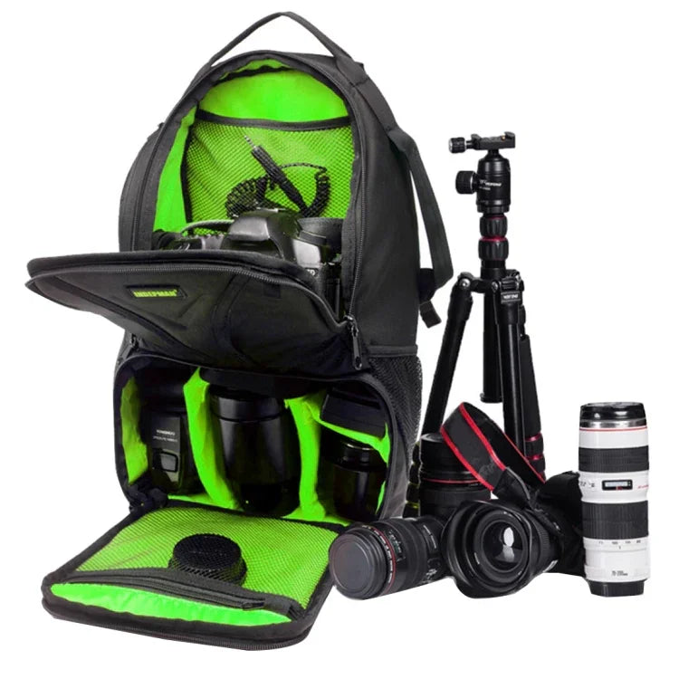 กระเป๋าสะพายไหล่กีฬากลางแจ้งกันน้ำ กันรอย INDEPMAN DL-B016 สำหรับ GoPro, SJCAM, Nikon, Canon, Xiaomi Xiaoyi YI, iPad, Apple, Samsung, Huawei ขนาด: 25.5 * 19 * 44 ซม.