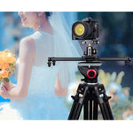 รางสไลด์คาร์บอนไฟเบอร์ YELANGU L40T ขนาด 40 ซม. สำหรับกล้อง SLR / กล้องวิดีโอ, L40T 40 ซม.