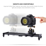 รางสไลด์คาร์บอนไฟเบอร์ YELANGU L40T ขนาด 40 ซม. สำหรับกล้อง SLR / กล้องวิดีโอ, L40T 40 ซม.
