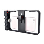 โครงพลาสติกสำหรับถ่ายวิดีโอถ่ายทอดสด Vlogging YLG0901B สำหรับสมาร์ทโฟน iPhone, Galaxy, Huawei, Xiaomi, HTC, LG, Google และสมาร์ทโฟนอื่นๆ, YLG0901B
