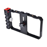 โครงพลาสติกสำหรับถ่ายวิดีโอถ่ายทอดสด Vlogging YLG0901B สำหรับสมาร์ทโฟน iPhone, Galaxy, Huawei, Xiaomi, HTC, LG, Google และสมาร์ทโฟนอื่นๆ, YLG0901B