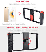 โครงพลาสติกสำหรับถ่ายวิดีโอถ่ายทอดสด Vlogging YLG0901B สำหรับสมาร์ทโฟน iPhone, Galaxy, Huawei, Xiaomi, HTC, LG, Google และสมาร์ทโฟนอื่นๆ, YLG0901B
