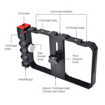 โครงพลาสติกสำหรับถ่ายวิดีโอถ่ายทอดสด Vlogging YLG0901B สำหรับสมาร์ทโฟน iPhone, Galaxy, Huawei, Xiaomi, HTC, LG, Google และสมาร์ทโฟนอื่นๆ, YLG0901B