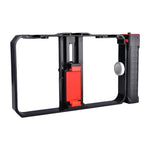 โครงพลาสติกสำหรับถ่ายวิดีโอถ่ายทอดสด Vlogging YLG0901B สำหรับสมาร์ทโฟน iPhone, Galaxy, Huawei, Xiaomi, HTC, LG, Google และสมาร์ทโฟนอื่นๆ, YLG0901B
