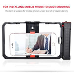 โครงพลาสติกสำหรับถ่ายวิดีโอถ่ายทอดสด Vlogging YLG0901B สำหรับสมาร์ทโฟน iPhone, Galaxy, Huawei, Xiaomi, HTC, LG, Google และสมาร์ทโฟนอื่นๆ, YLG0901B