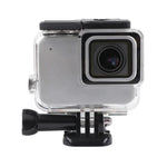 เคสโครงกระดูกแบบกลวงด้านข้างพร้อมตะขอและฐานยึดสกรูสำหรับ GoPro HERO7 White /Silver, ด้านข้างแบบกลวง
