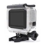 เคสโครงกระดูกแบบกลวงด้านข้างพร้อมตะขอและฐานยึดสกรูสำหรับ GoPro HERO7 White /Silver, ด้านข้างแบบกลวง