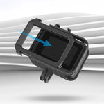 RUIGPRO เคสป้องกันกรอบ PC ABS สำหรับติดตั้ง GoPro HERO8 Black แบบมาตรฐาน