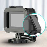 RUIGPRO เคสป้องกันกรอบ PC ABS สำหรับติดตั้ง GoPro HERO8 Black แบบมาตรฐาน