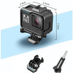 RUIGPRO เคสป้องกันกรอบ PC ABS สำหรับติดตั้ง GoPro HERO8 Black แบบมาตรฐาน