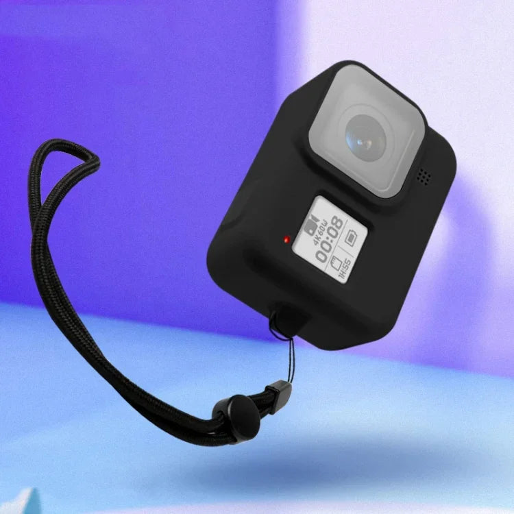 เคสซิลิโคนป้องกันพร้อมสายรัดข้อมือสำหรับ GoPro HERO8 Black, สำหรับ GoPro HERO8 Black