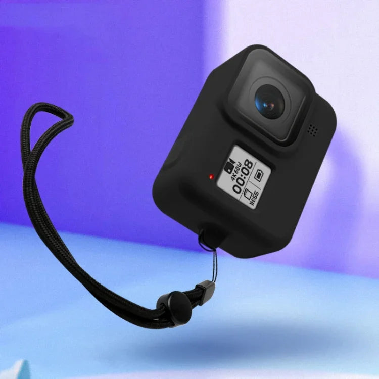 เคสซิลิโคนป้องกันพร้อมสายรัดข้อมือสำหรับ GoPro HERO8 Black, สำหรับ GoPro HERO8 Black