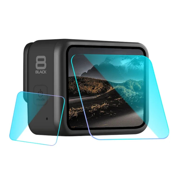 ฟิล์มกระจกนิรภัยเลนส์ + จอ LCD สำหรับ GoPro HERO8 Black, สำหรับ GoPro HERO8 Black
