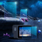 ฟิล์มกระจกนิรภัยเลนส์ + จอ LCD สำหรับ GoPro HERO8 Black, สำหรับ GoPro HERO8 Black