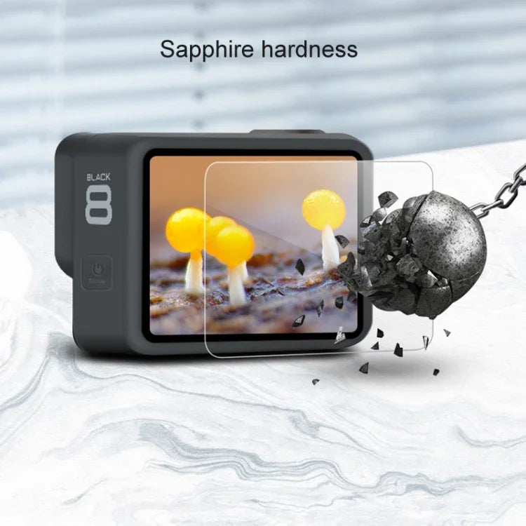 ฟิล์มกระจกนิรภัยเลนส์ + จอ LCD สำหรับ GoPro HERO8 Black, สำหรับ GoPro HERO8 Black