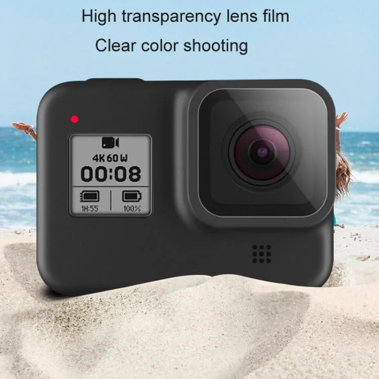 ฟิล์มกระจกนิรภัยเลนส์ + จอ LCD สำหรับ GoPro HERO8 Black, สำหรับ GoPro HERO8 Black