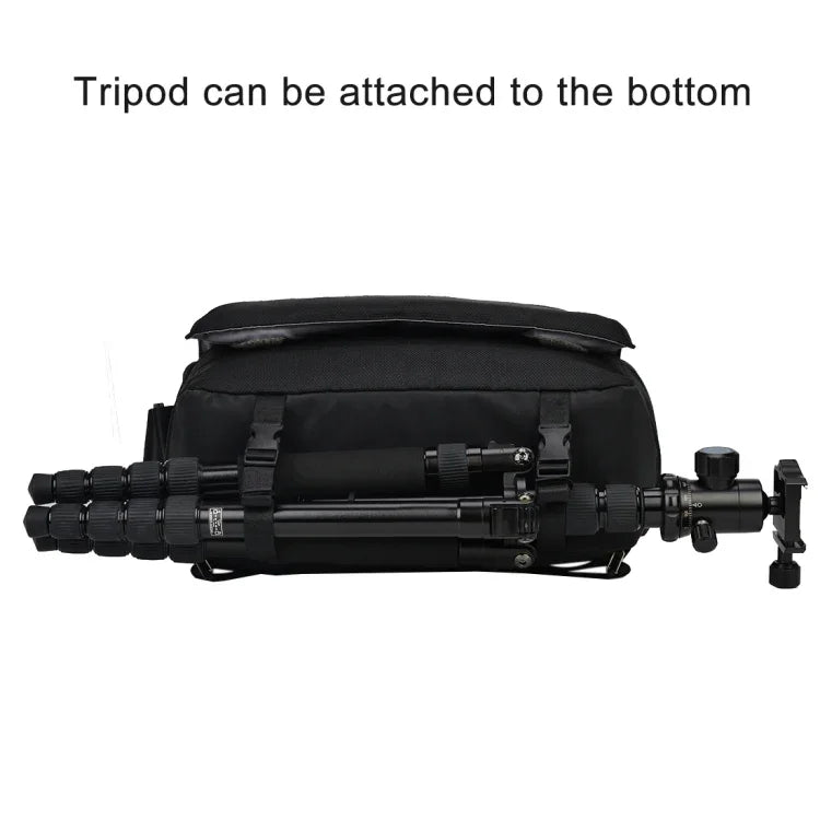 กระเป๋ากล้องพกพา CADeN K12 แบบสะพายไหล่พร้อมที่ยึดขาตั้งกล้อง สำหรับ Nikon, Canon, Sony, กล้อง DSLR / SLR