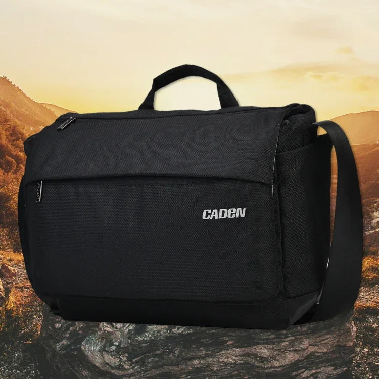 กระเป๋ากล้องพกพา CADeN K12 แบบสะพายไหล่พร้อมที่ยึดขาตั้งกล้อง สำหรับ Nikon, Canon, Sony, กล้อง DSLR / SLR
