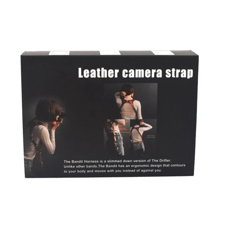 สายสะพายกล้องหนังกันลื่นแบบปลดเร็วพร้อมตะขอโลหะสำหรับกล้อง SLR / DSLR (ไหล่ซ้าย), ไหล่ซ้าย, ไหล่ขวา