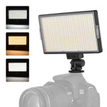 ไฟสตูดิโอถ่ายภาพและวิดีโอสำหรับบล็อกเกอร์มืออาชีพ LED01 416 ดวง 3600LM สำหรับกล้อง DSLR Canon / Nikon, 416 LED