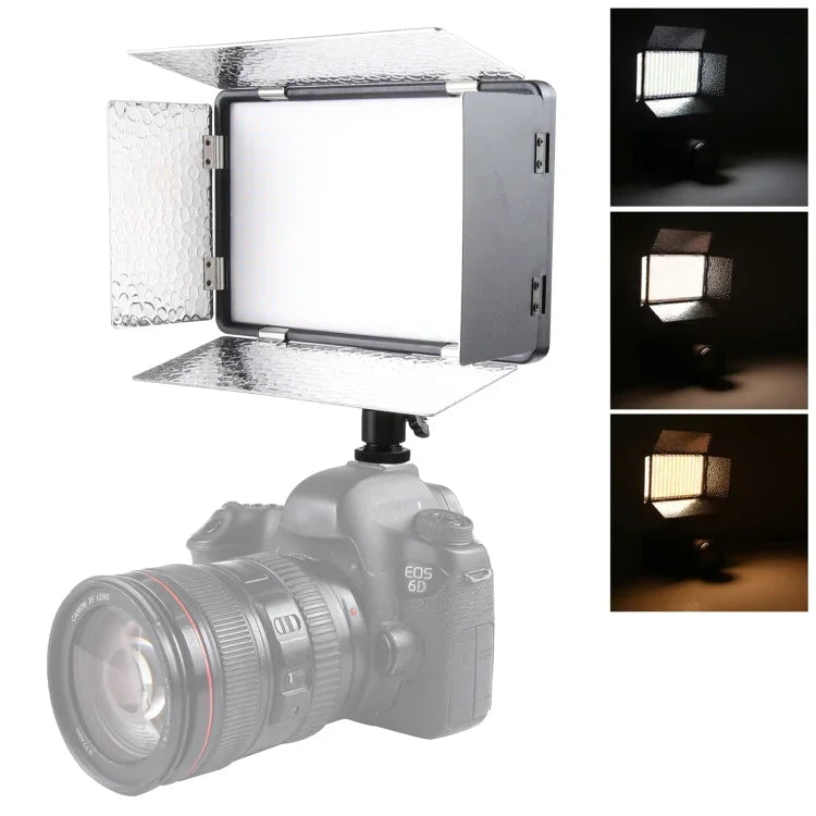 ไฟสตูดิโอถ่ายภาพและวิดีโอสำหรับบล็อกเกอร์มืออาชีพ LED01 520 ดวง 4100LM สำหรับกล้อง DSLR Canon / Nikon, 520 LED