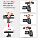 กรงจับกล้องวิดีโอพร้อมด้ามจับ YELANGU C9-A YLG0911A สำหรับ DJI BMPCC 4K, C9-A