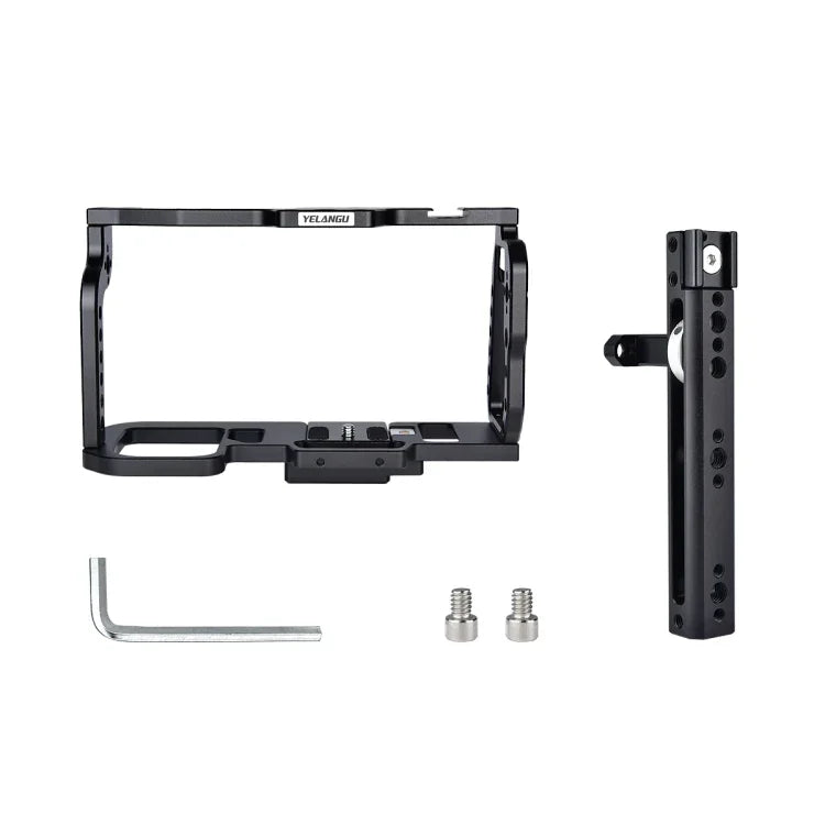 กรงจับกล้องวิดีโอพร้อมด้ามจับ YELANGU C9-A YLG0911A สำหรับ DJI BMPCC 4K, C9-A