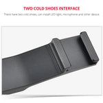 อะแดปเตอร์ขาตั้ง Cold Hot Shoe คู่ YELANGU YLG0702A ขาจับขยายอะลูมิเนียมอัลลอย, ขาตั้ง Cold Hot คู่
