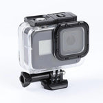 เคสกันน้ำลึก 45ม. พร้อมตะขอและฐานยึดสกรู สำหรับ GoPro HERO8 Black, สำหรับ GoPro HERO8 Black