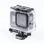 เคสกันน้ำลึก 45ม. พร้อมตะขอและฐานยึดสกรู สำหรับ GoPro HERO8 Black, สำหรับ GoPro HERO8 Black
