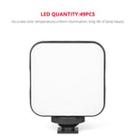 ไฟวิดีโอ LED01 49 ดวงสำหรับกล้อง / กล้องวิดีโอ, ไฟวิดีโอ