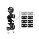 แท่นยึดหัวบอล 25 มม. สำหรับกระจกมองหลังมอเตอร์ไซค์ พร้อมปะเก็น 4 แบบ สำหรับ GoPro, Insta360, DJI และกล้องแอคชั่นอื่นๆ, หัวบอล 25 มม. พร้อมปะเก็น 4 แบบ