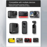 แท่นยึดหัวบอล 25 มม. สำหรับกระจกมองหลังมอเตอร์ไซค์ พร้อมรูสกรู 1 ซม. สำหรับ GoPro, Insta360, DJI และกล้องแอคชั่นอื่นๆ, หัวบอล 25 มม. พร้อมรูสกรู 1 ซม.