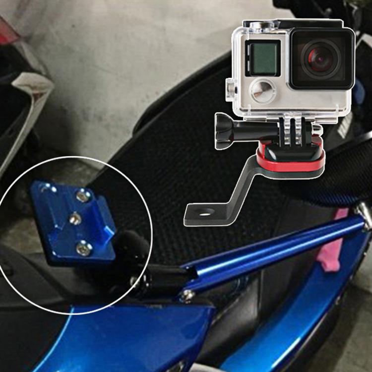 ขาตั้งกระจกมองหลังมอเตอร์ไซค์ CNC อะลูมิเนียมอัลลอยด์ สำหรับกล้อง GoPro, Insta360, DJI และอื่นๆ