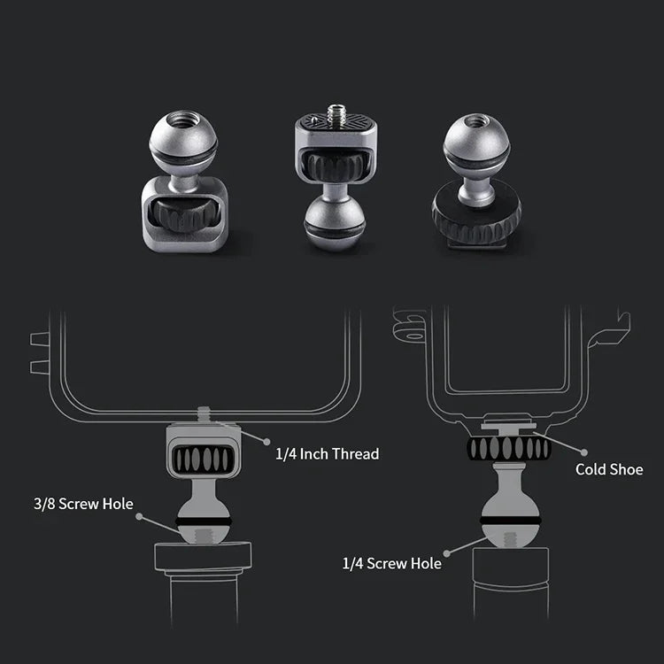 ขาตั้งกล้อง PGYTECH Magic Arm ปรับหมุน 360 องศาสำหรับกล้อง SLR