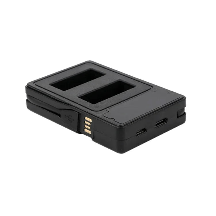 ที่ชาร์จแบตเตอรี่คู่พร้อมจอแสดงผลความจุการชาร์จสำหรับ GoPro HERO9 Black / HERO10 Black, แสดงความจุการชาร์จ