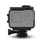 เคสป้องกันกรอบพลาสติกสำหรับ GoPro HERO10 Black / HERO9 Black พร้อมฐานล็อกและสกรูยาว กรอบพลาสติก