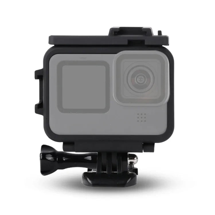 เคสป้องกันกรอบพลาสติกสำหรับ GoPro HERO10 Black / HERO9 Black พร้อมฐานล็อกและสกรูยาว กรอบพลาสติก