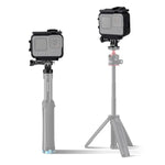 เคสป้องกันกรอบพลาสติกสำหรับ GoPro HERO10 Black / HERO9 Black พร้อมฐานล็อกและสกรูยาว กรอบพลาสติก