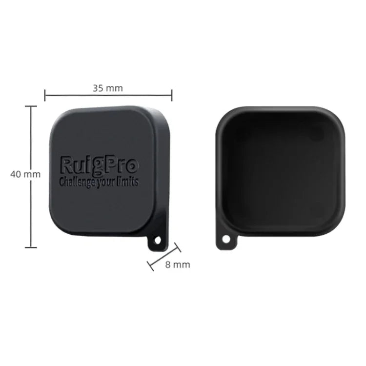RUIGPRO ฝาครอบเลนส์กล้องยางนุ่มกันรอยขีดข่วนสำหรับ GoPro HERO10 Black / HERO9 Black สำหรับ GoPro HERO9 Black