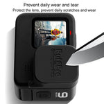 RUIGPRO ฝาครอบเลนส์กล้องยางนุ่มกันรอยขีดข่วนสำหรับ GoPro HERO10 Black / HERO9 Black สำหรับ GoPro HERO9 Black