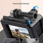 เคสป้องกันกรอบพลาสติก ABS สำหรับ GoPro HERO10 Black / HERO9 Black พร้อมล็อกฐานและสกรู กรอบพลาสติก ABS