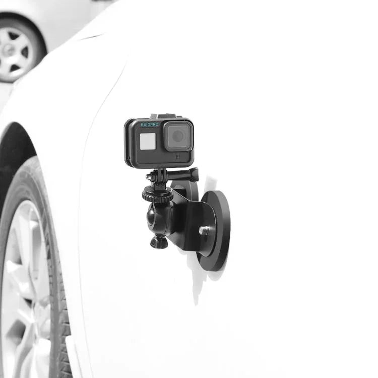 ขาตั้งติดรถยนต์แบบถ้วยดูดสำหรับ GoPro Hero11 Black / HERO10 Black / HERO9 Black / HERO8 Black /7 /6 /5 /5 Session /4 Session /4 /3+ /3 /2 /1, Xiaoyi และกล้องแอคชันอื่นๆ, ขนาด: M ขนาด: M